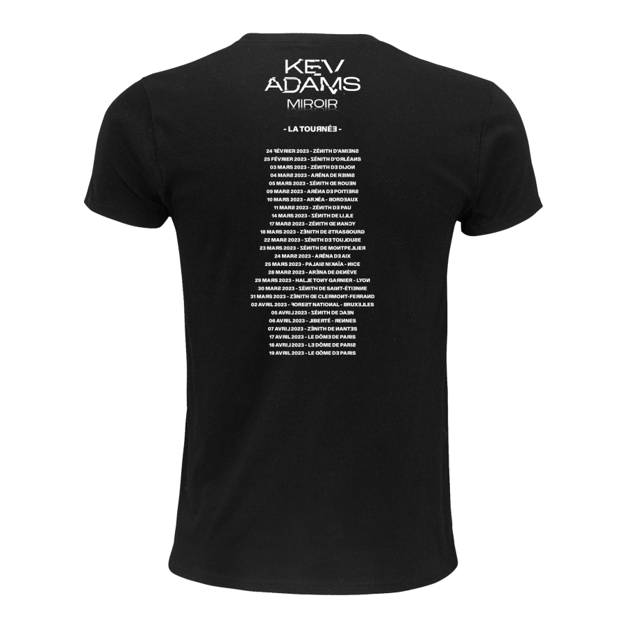 T-shirt Affiche Noir dates